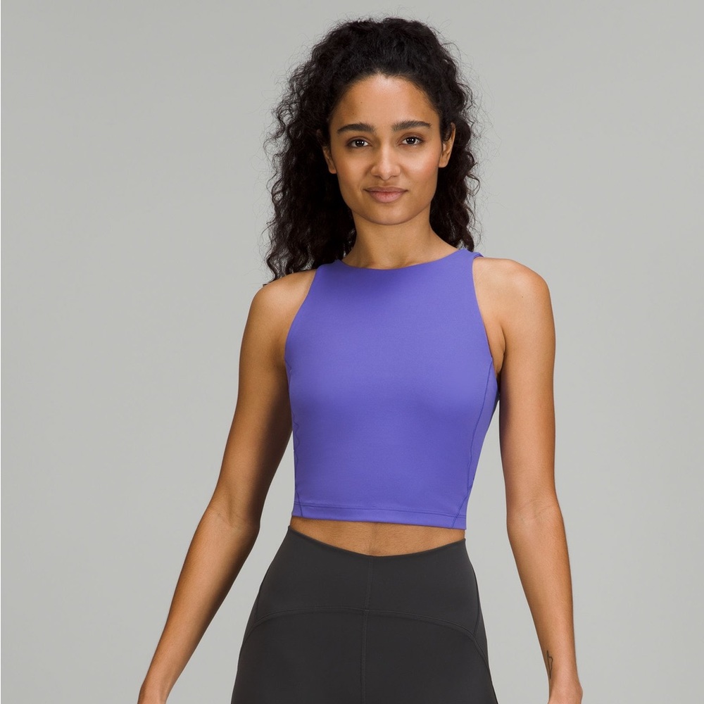 LULULEMON ALIGN™ HIGH-NECK TANK TOP Charged Indigo Size: 10